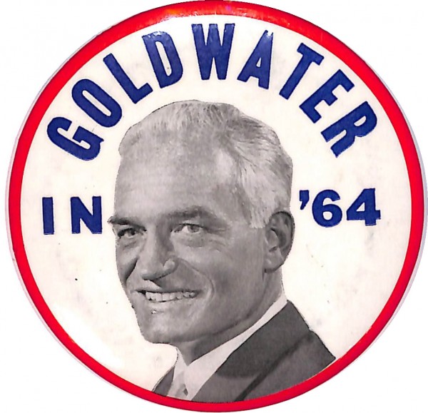 1964 年美國大舉，共和黨候選人 Barry Goldwater 一反眾望，勝出黨內初選。