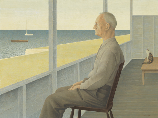 Man on Verandah 1953　圖片來源：alexcolville.ca