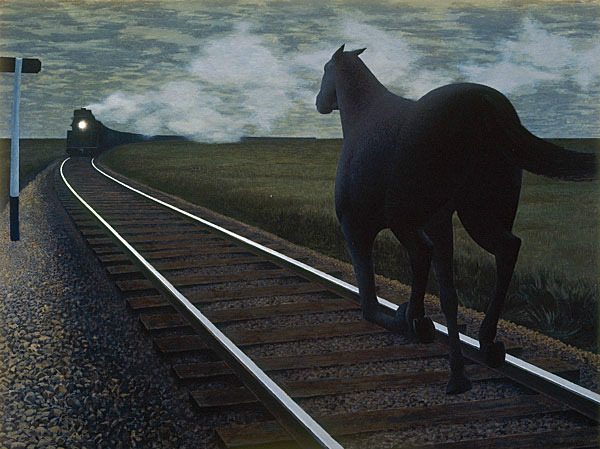 Horse and Train 1954　圖片來源：alexcolville.ca