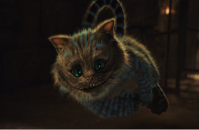電影「Alice in Wonderland」中的妙妙貓
