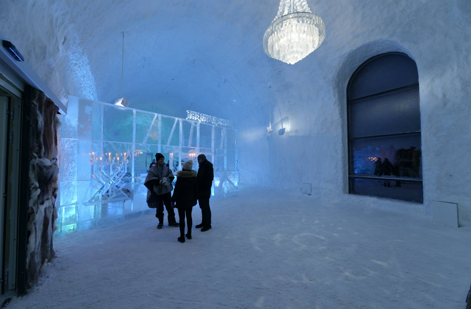 Jukkasjärvi 的 Ice Hotel